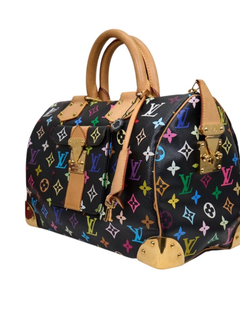 Louis Vuitton Speedy 30 Monogram Multicolore Noir - Picture 2 of 14